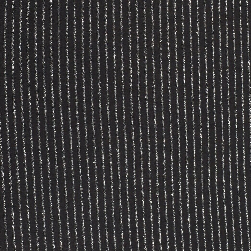 Michael Kors Black Metallic Stripe Cowl Back Dress - Picture 3 of 9